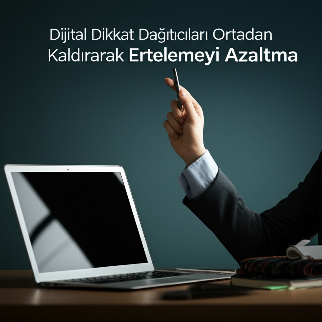 Dijital Dikkat Dağıtıcıları Ortadan Kaldırarak Ertelemeyi Azaltma.