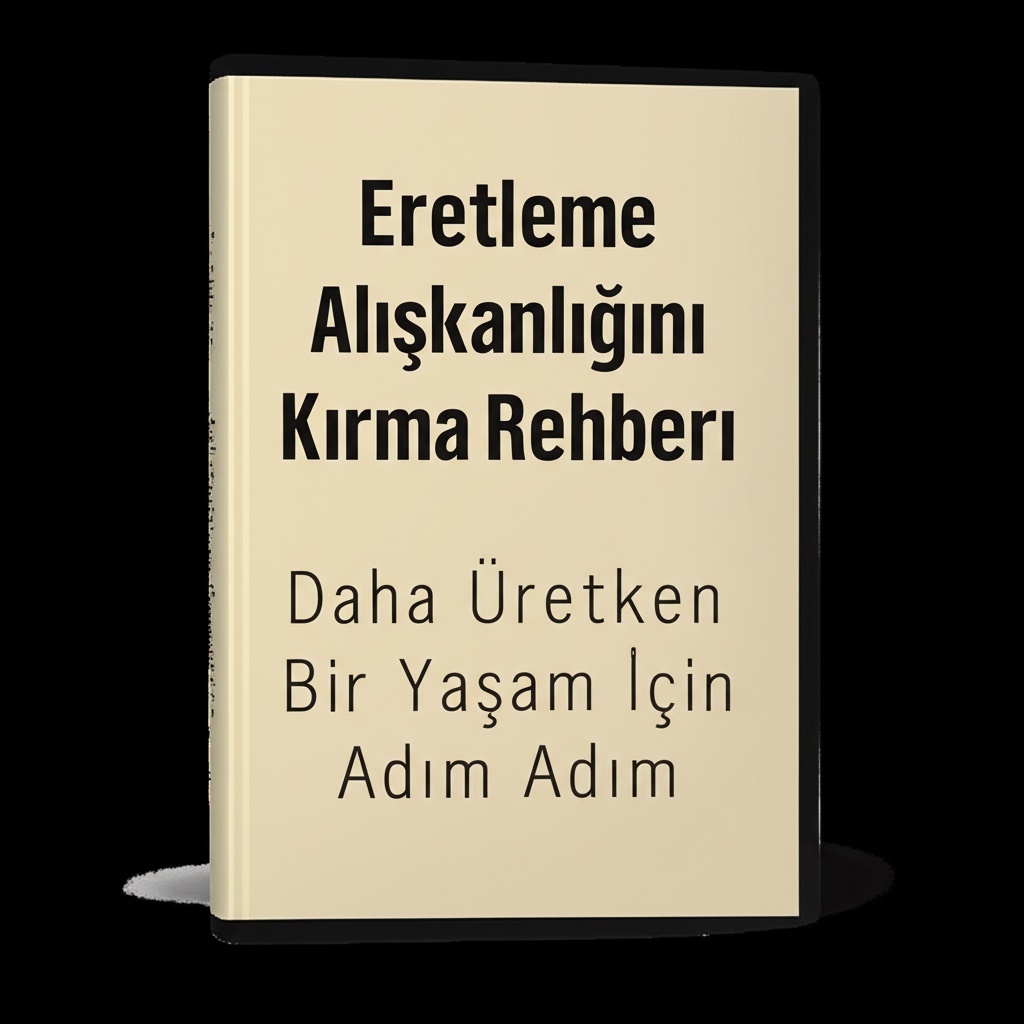 Erteleme Alışkanlığını Kırma Rehberi: Daha Üretken Bir Yaşam İçin Adım Adım.