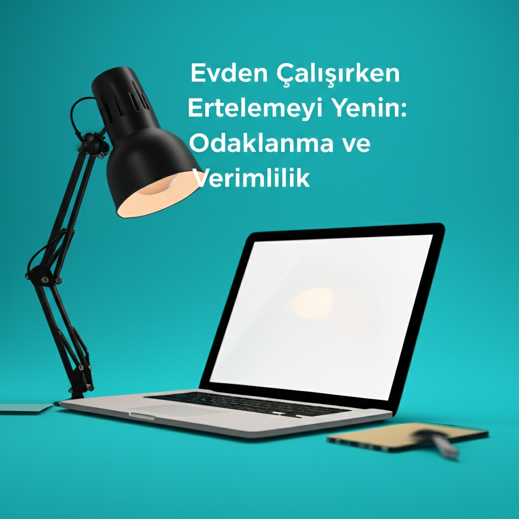 Evden Çalışırken Ertelemeyi Yenin: Odaklanma ve Verimlilik.