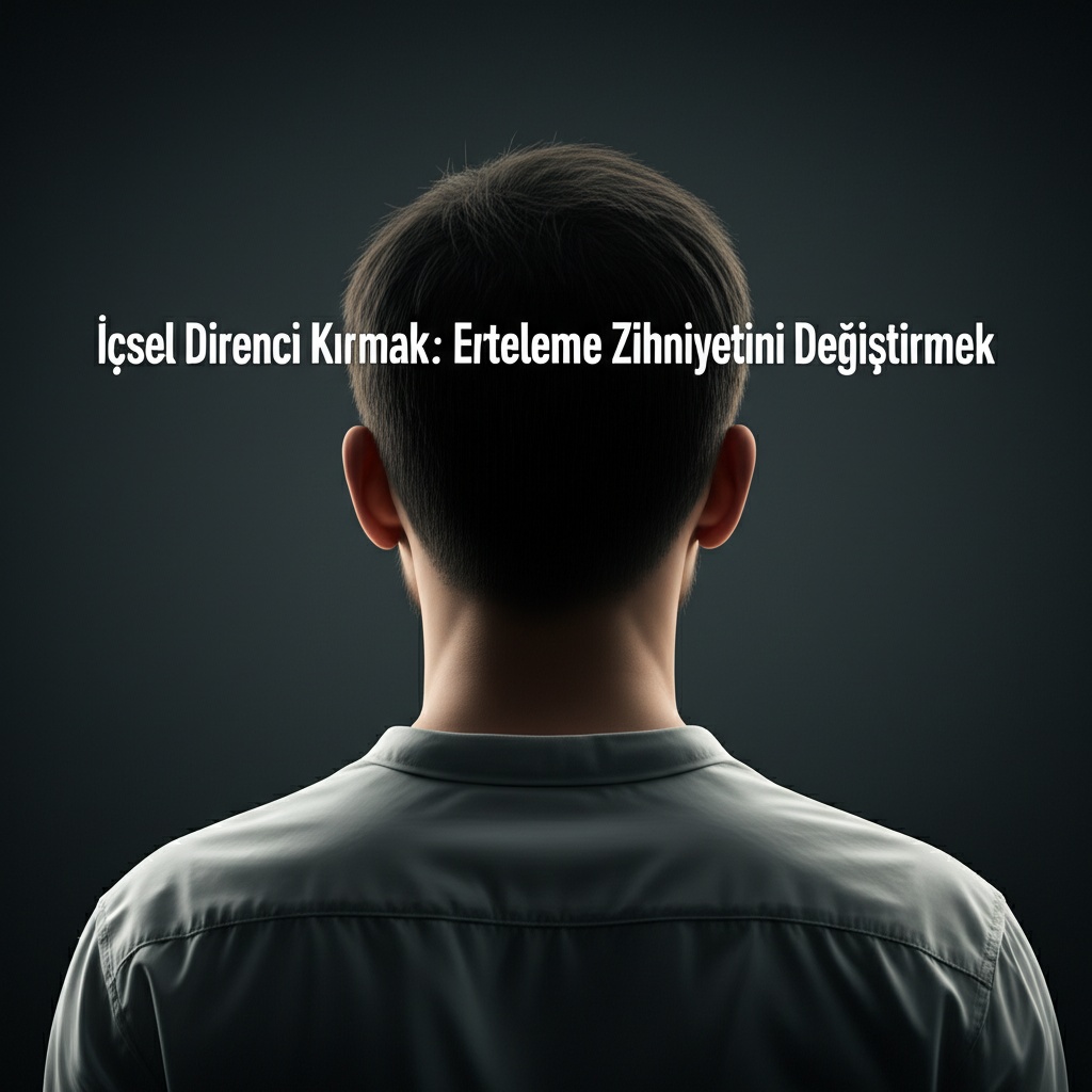 İçsel Direnci Kırmak: Erteleme Zihniyetini Değiştirmek.