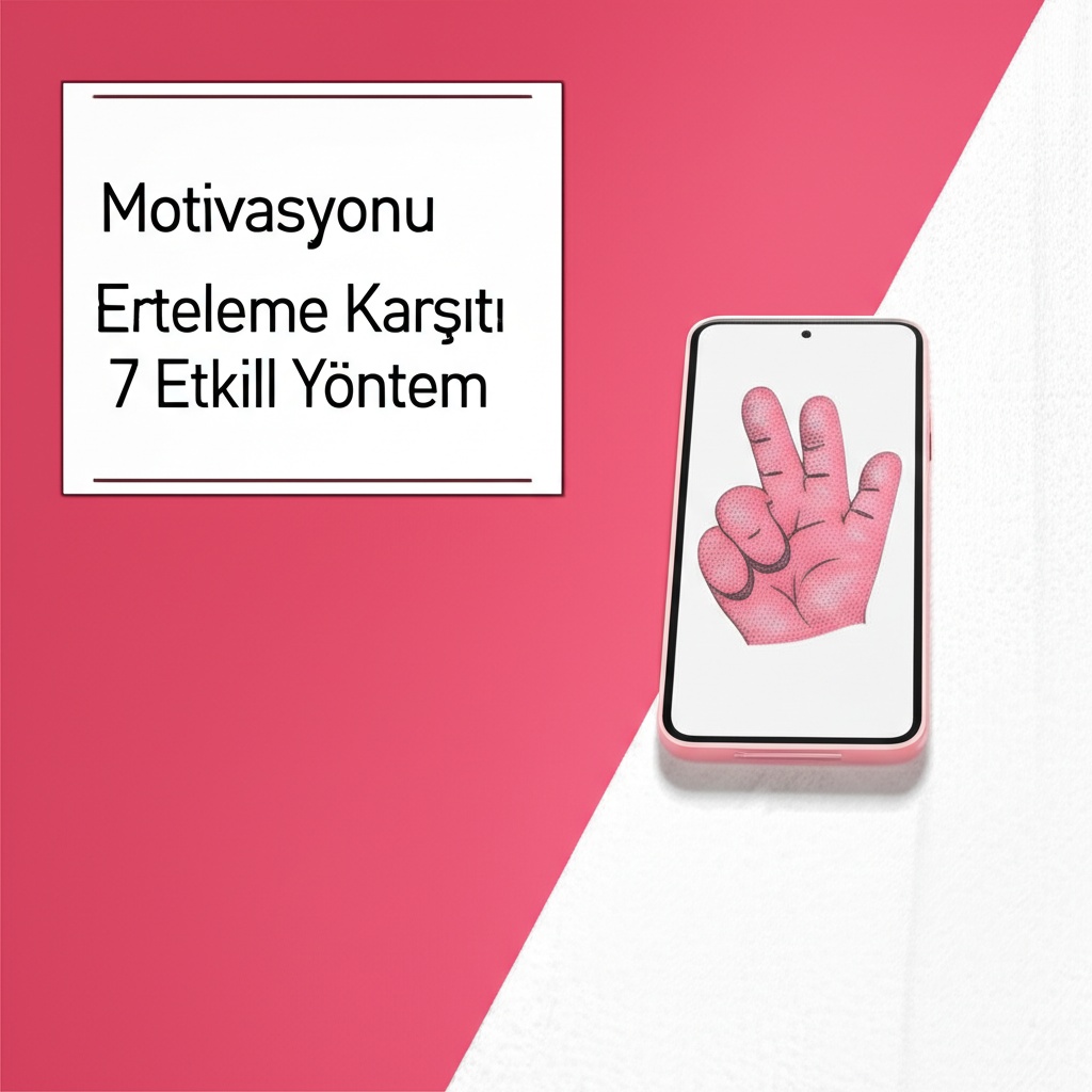 Motivasyonu Ateşleyen Erteleme Karşıtı 7 Etkili Yöntem.