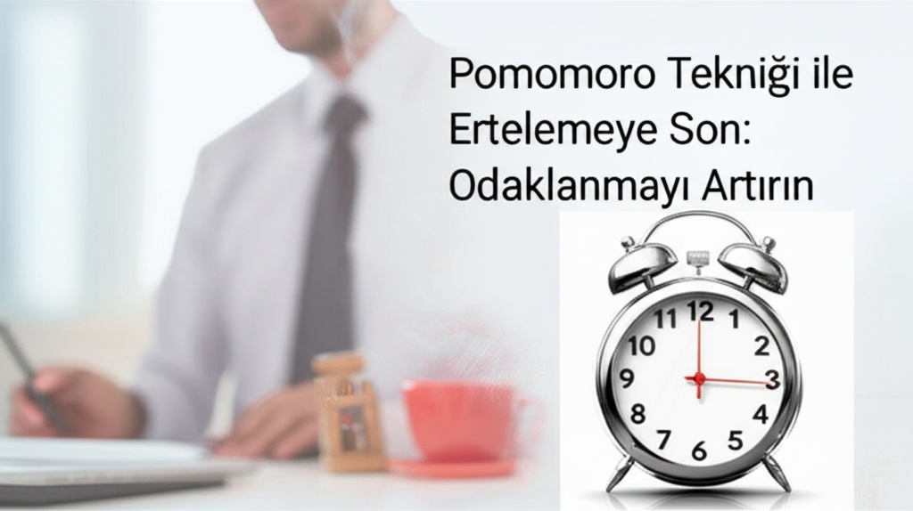 Pomodoro Tekniği ile Ertelemeye Son: Odaklanmayı Artırın.