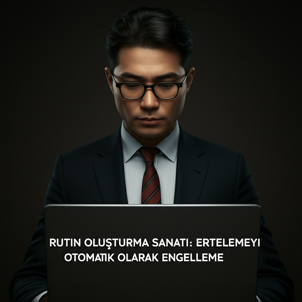 Rutin Oluşturma Sanatı: Ertelemeyi Otomatik Olarak Engelleme.