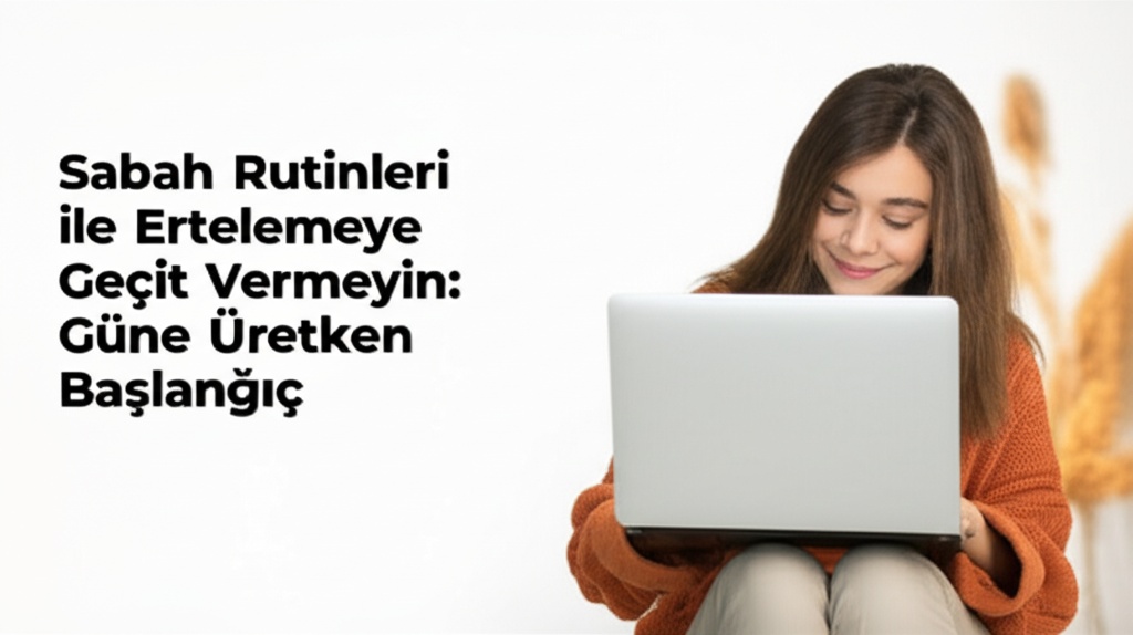 Sabah Rutinleri ile Ertelemeye Geçit Vermeyin: Güne Üretken Başlangıç.
