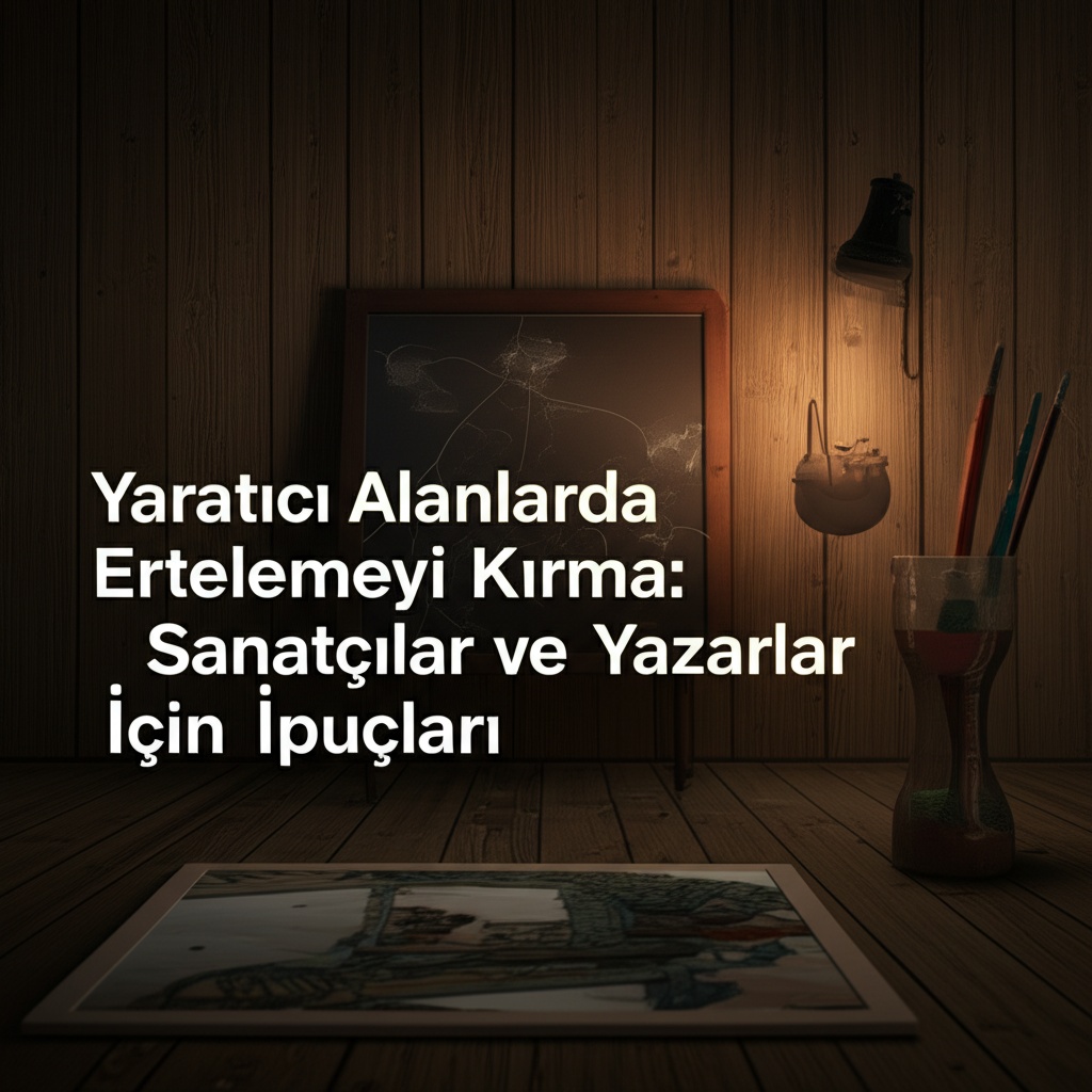 Yaratıcı Alanlarda Ertelemeyi Kırma: Sanatçılar ve Yazarlar İçin İpuçları.